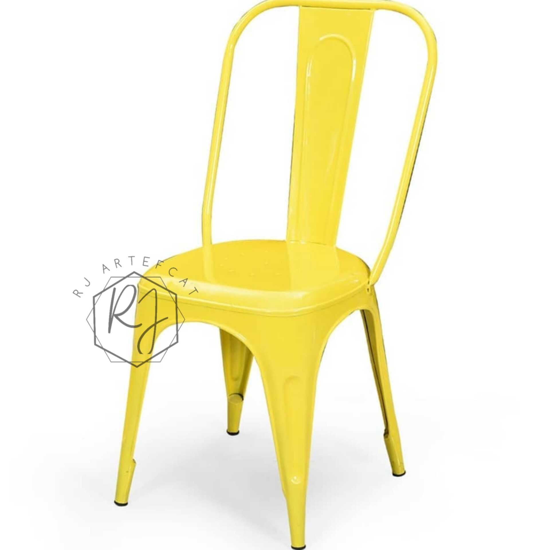 Yellow Metal Chair