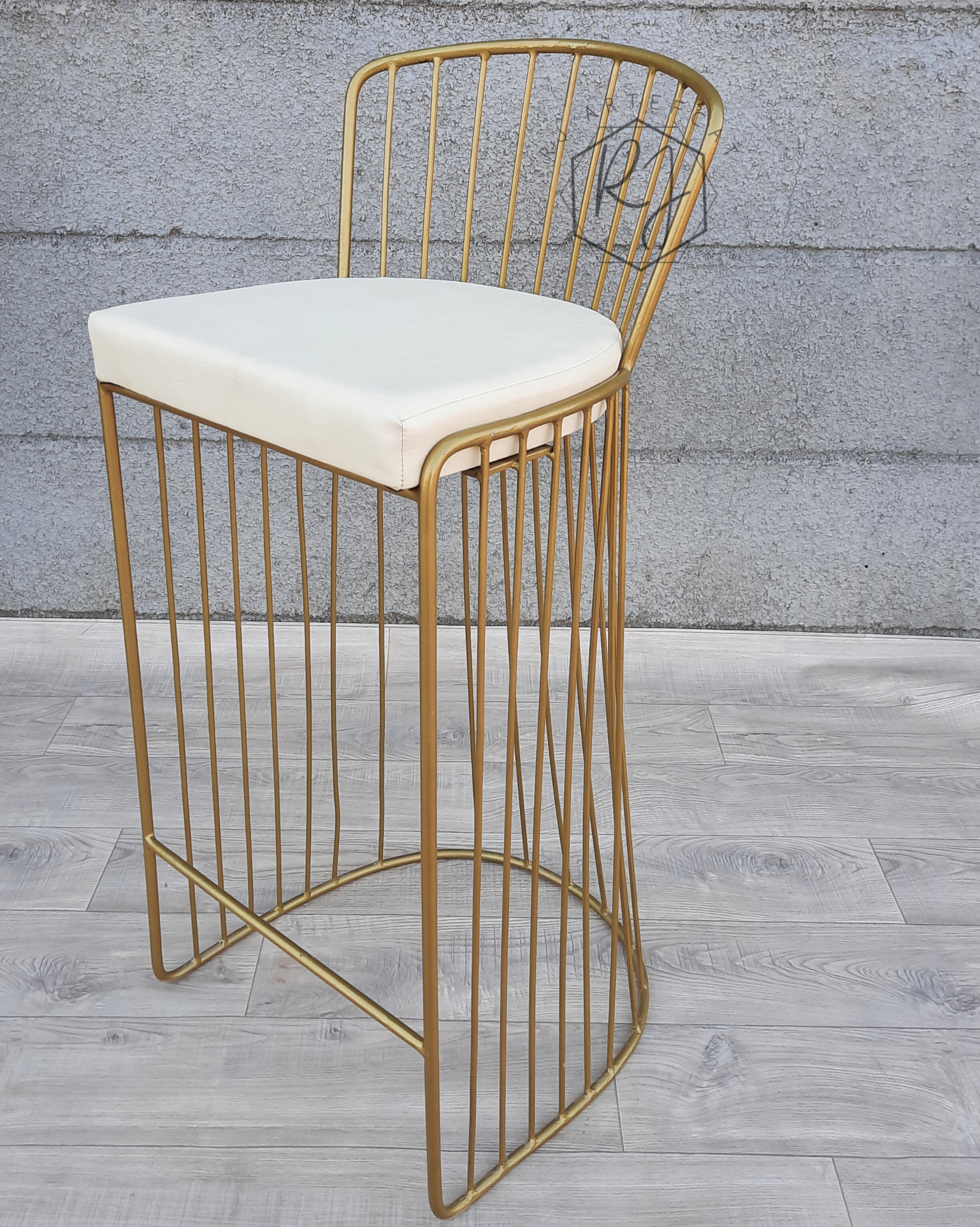 Modern Gold Bar Stool