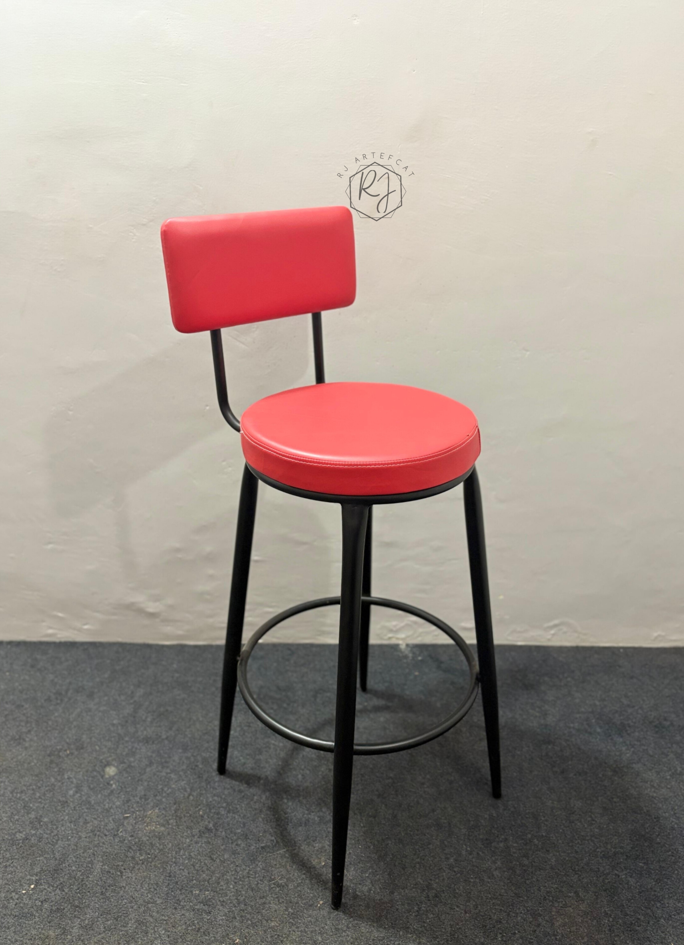 Red Bar Stool
