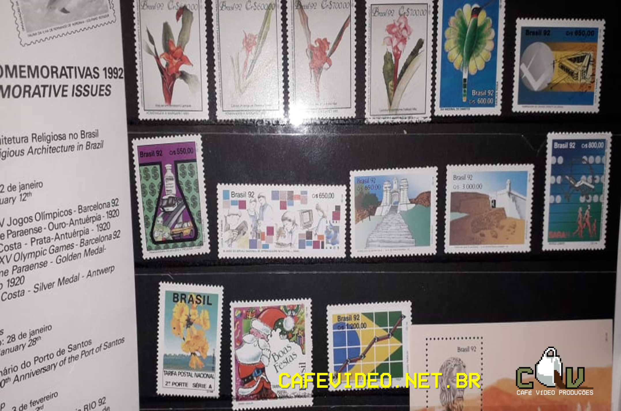 Selos Brasil 1991 e Brasil 1992