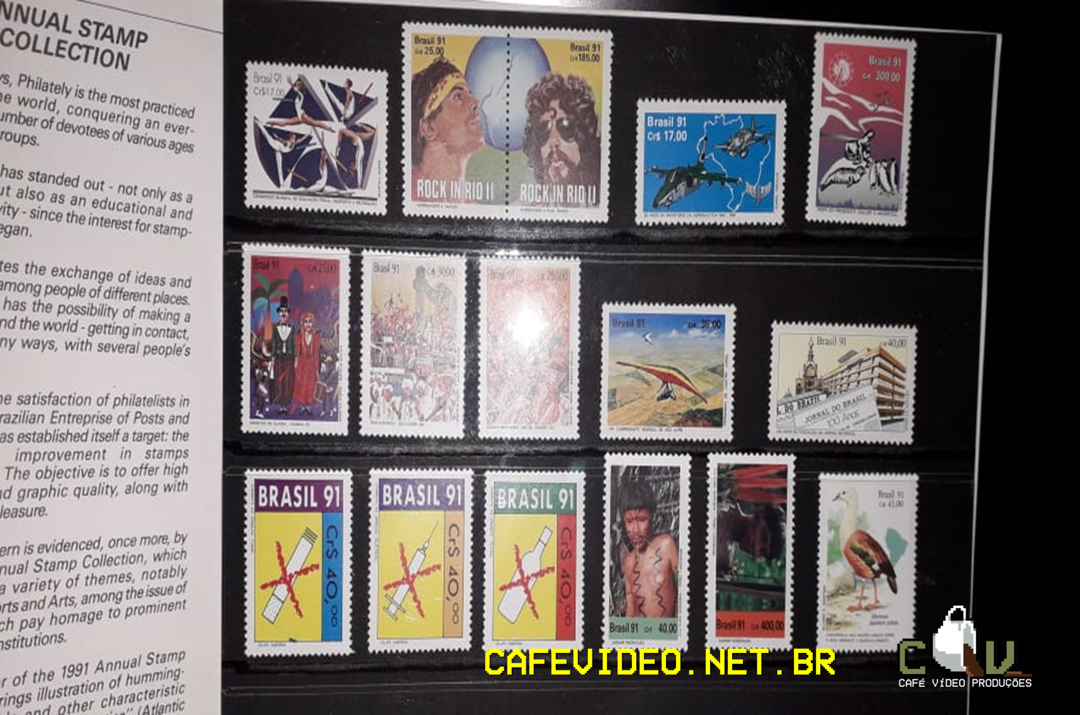 Selos Brasil 1991