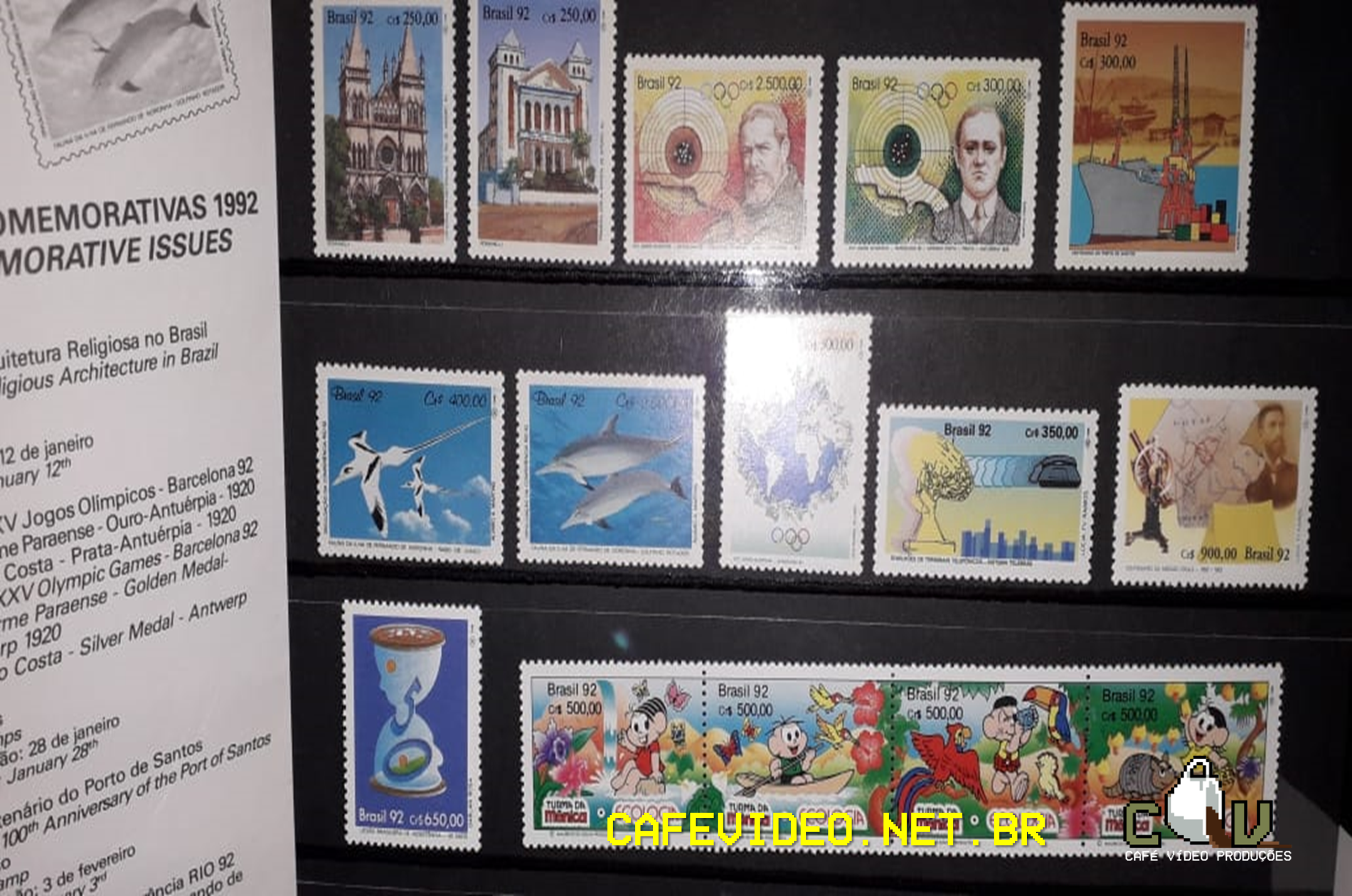 Selos Brasil 1992