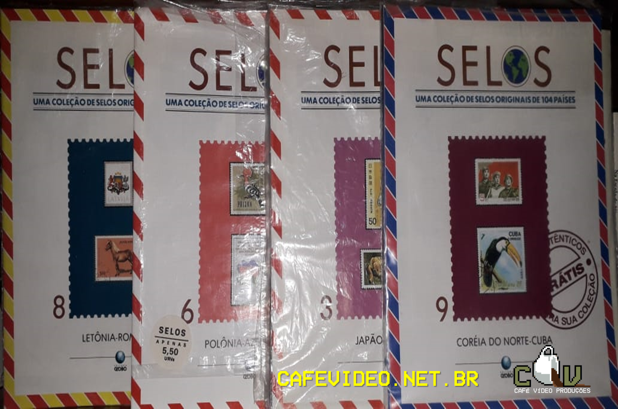 Revistas "Selos Originais de 104 Países"