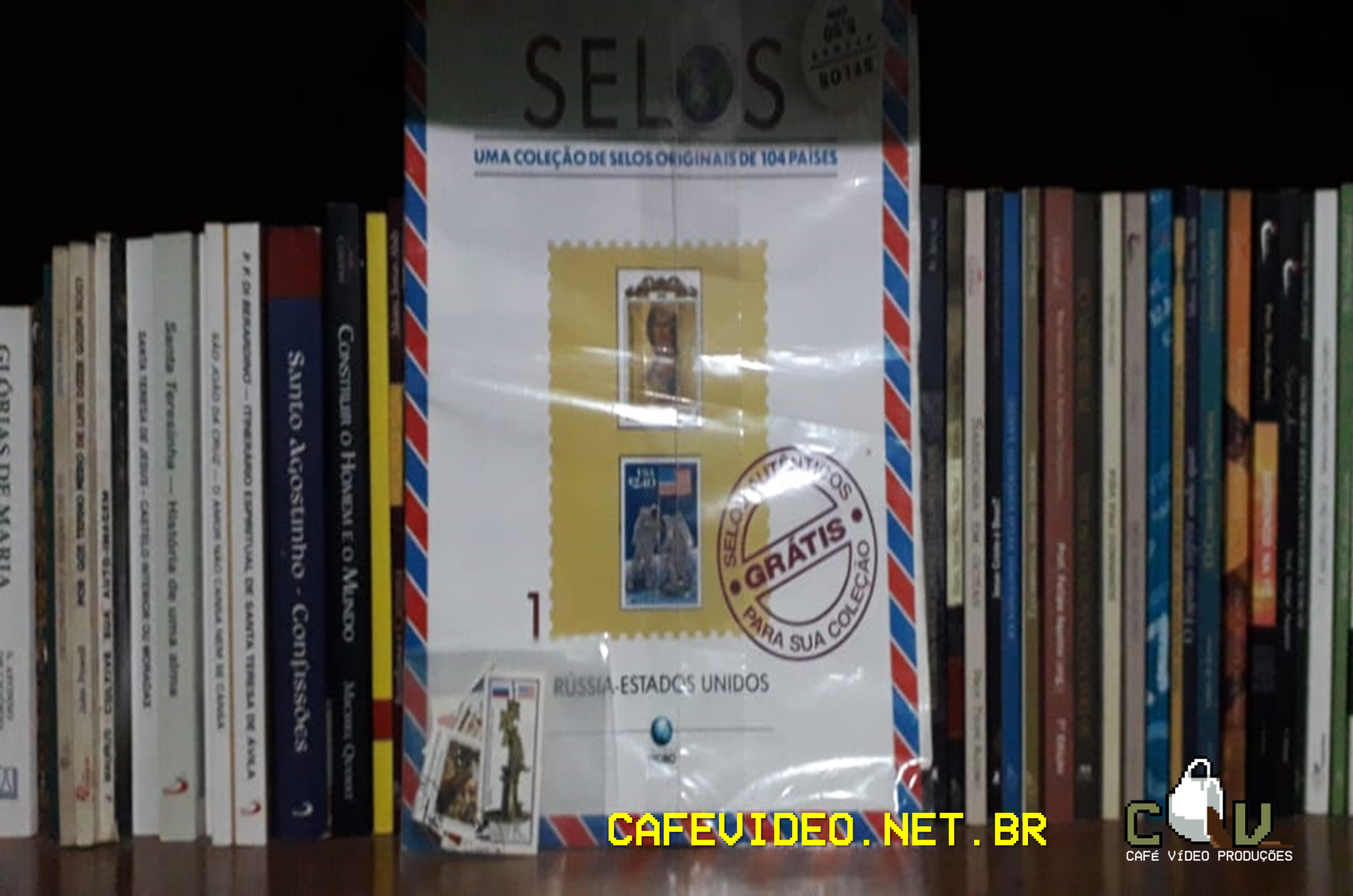 Coleção de Selos Originais de 104 Países (volumes 1 e 2)