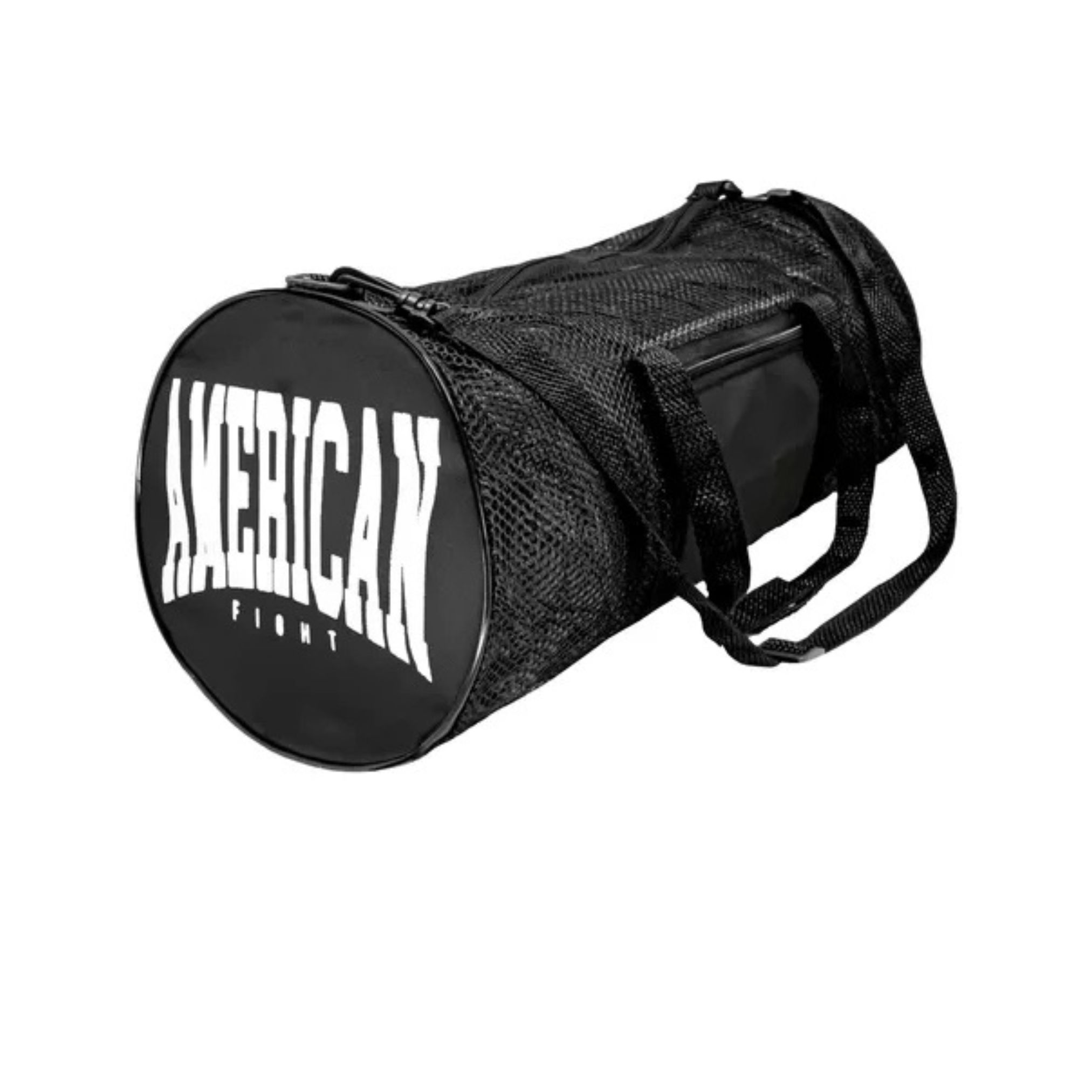 Kit Muay Thai Luva Caneleira Bolsa Shorts Band Bucal Preto