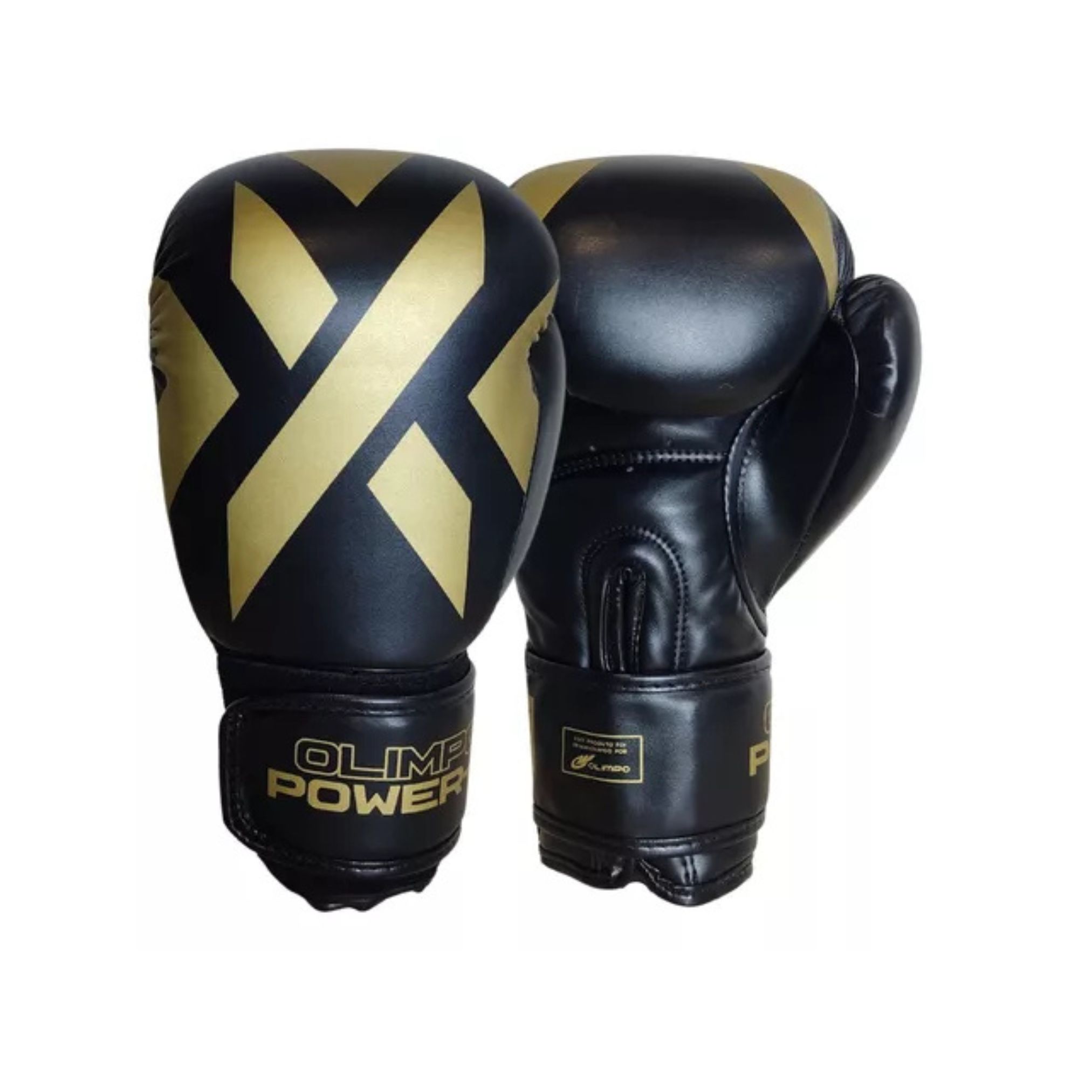 Kit Muay Thai Kickboxing Luva Caneleira Bolsa Olimpo Power-x