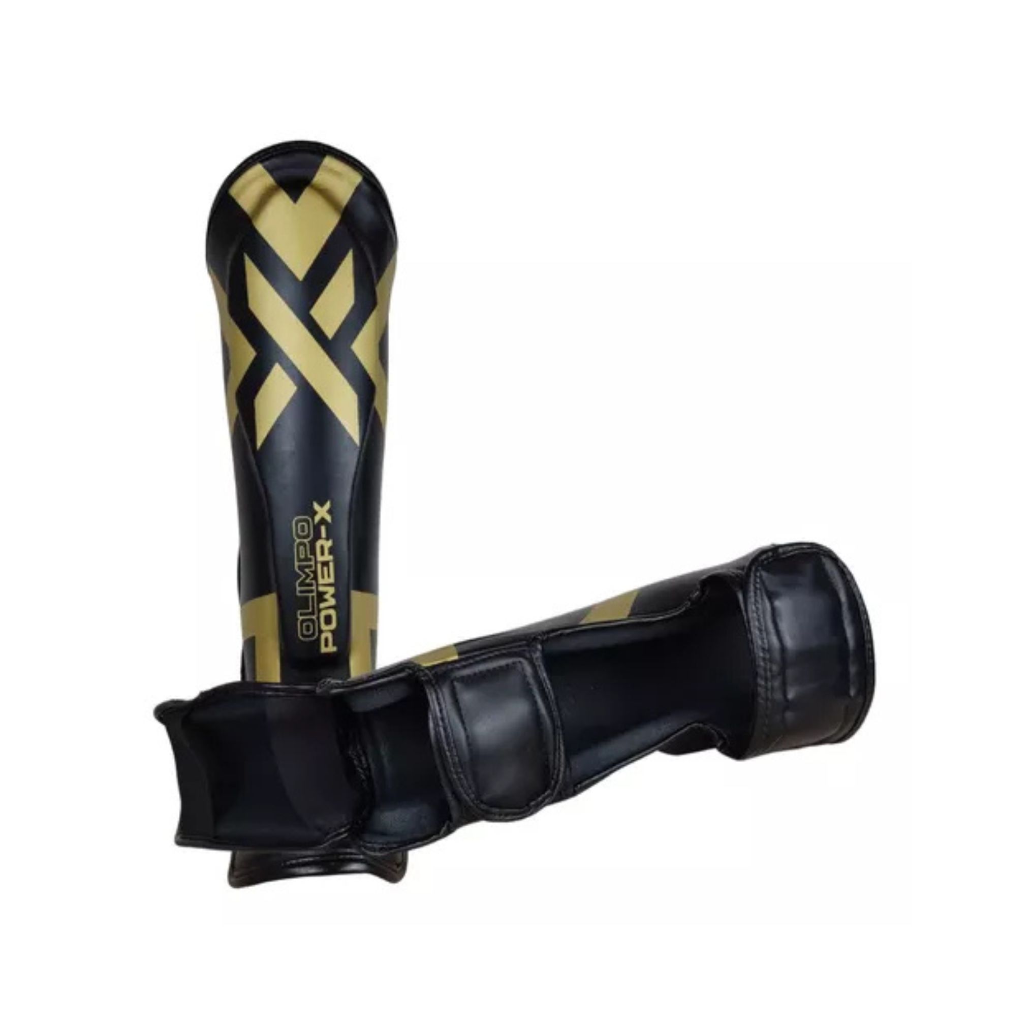 Kit Muay Thai Kickboxing Luva Caneleira Bolsa Olimpo Power-x