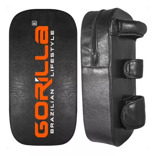 Aparador De Chute + Manopla De Foco Kit Muay Thai - Gorilla
