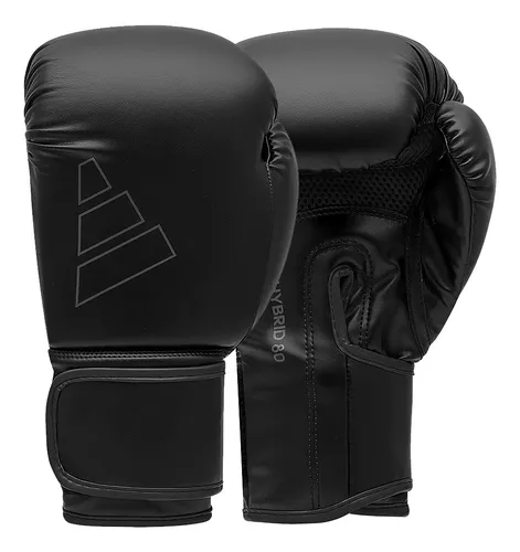 Luva De Boxe Muay Thai Adidas Hybrid 80 Black Black
