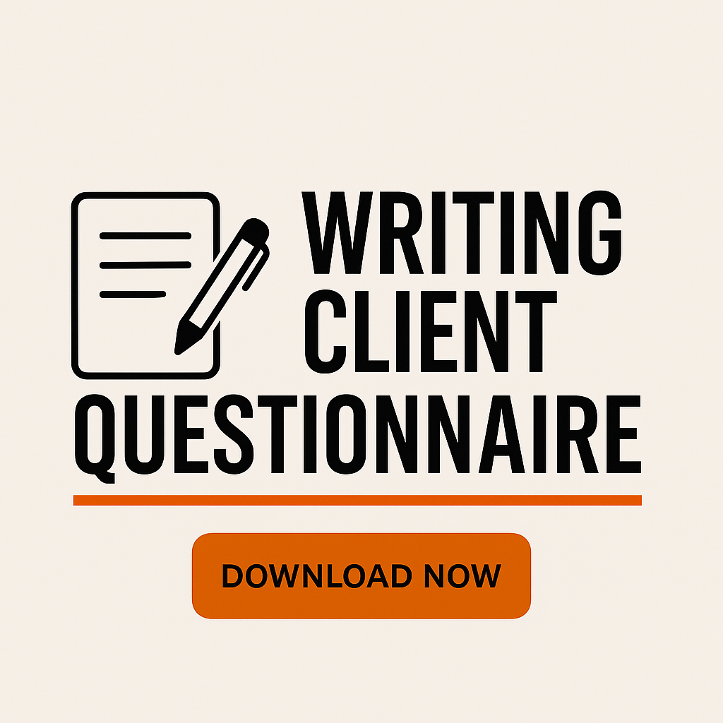 FREE Digital Download: Writing Client Content Questionnaire