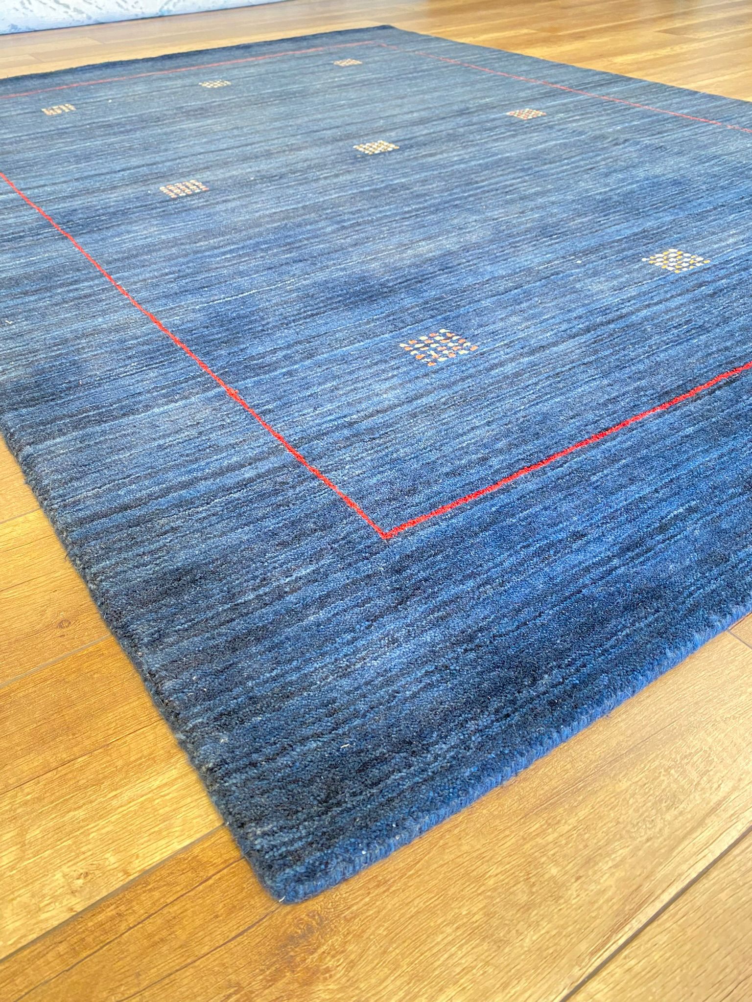 Modern Blue Area Rug