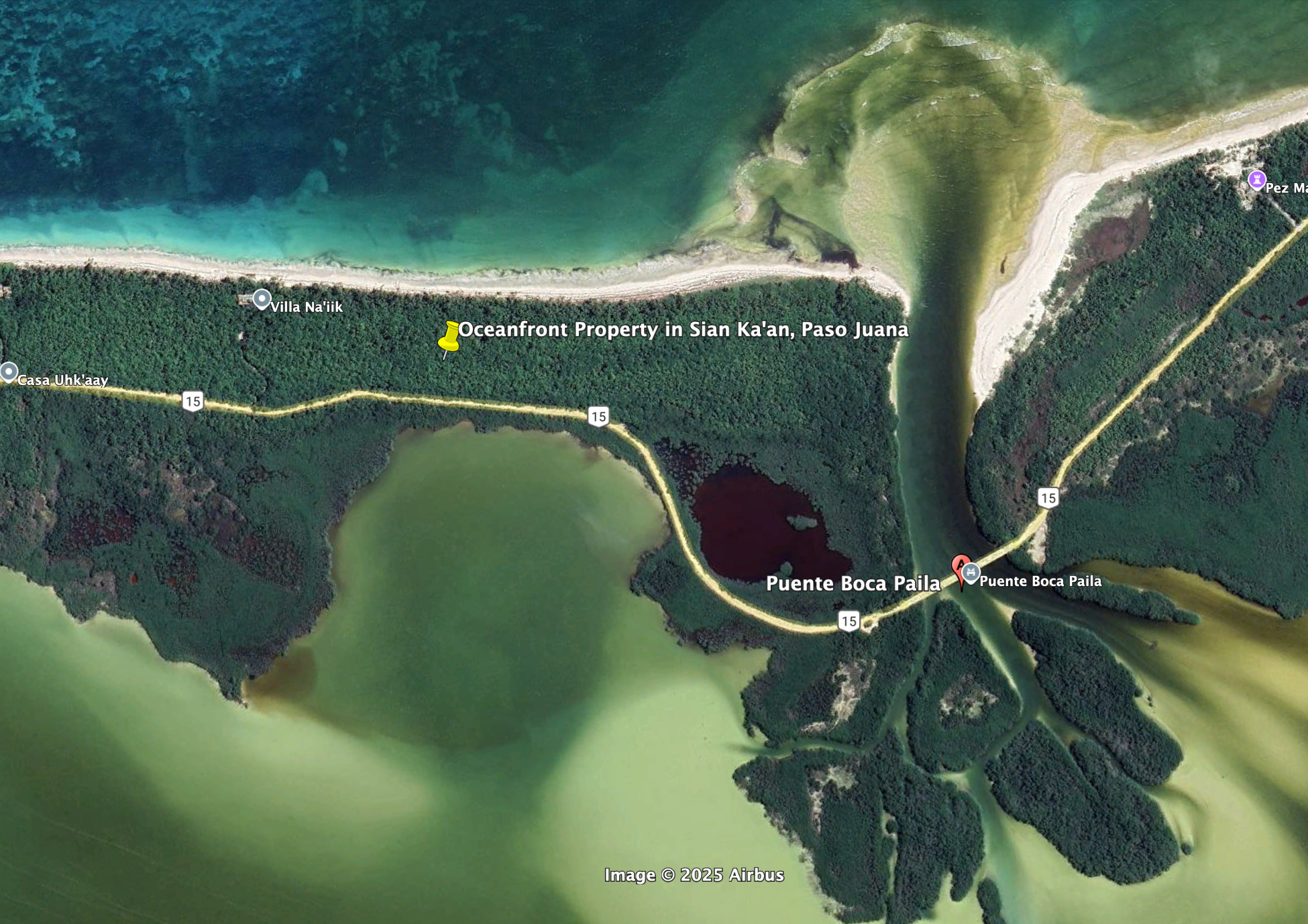 Oceanfront Property in Sian Ka'an, Paso Juana