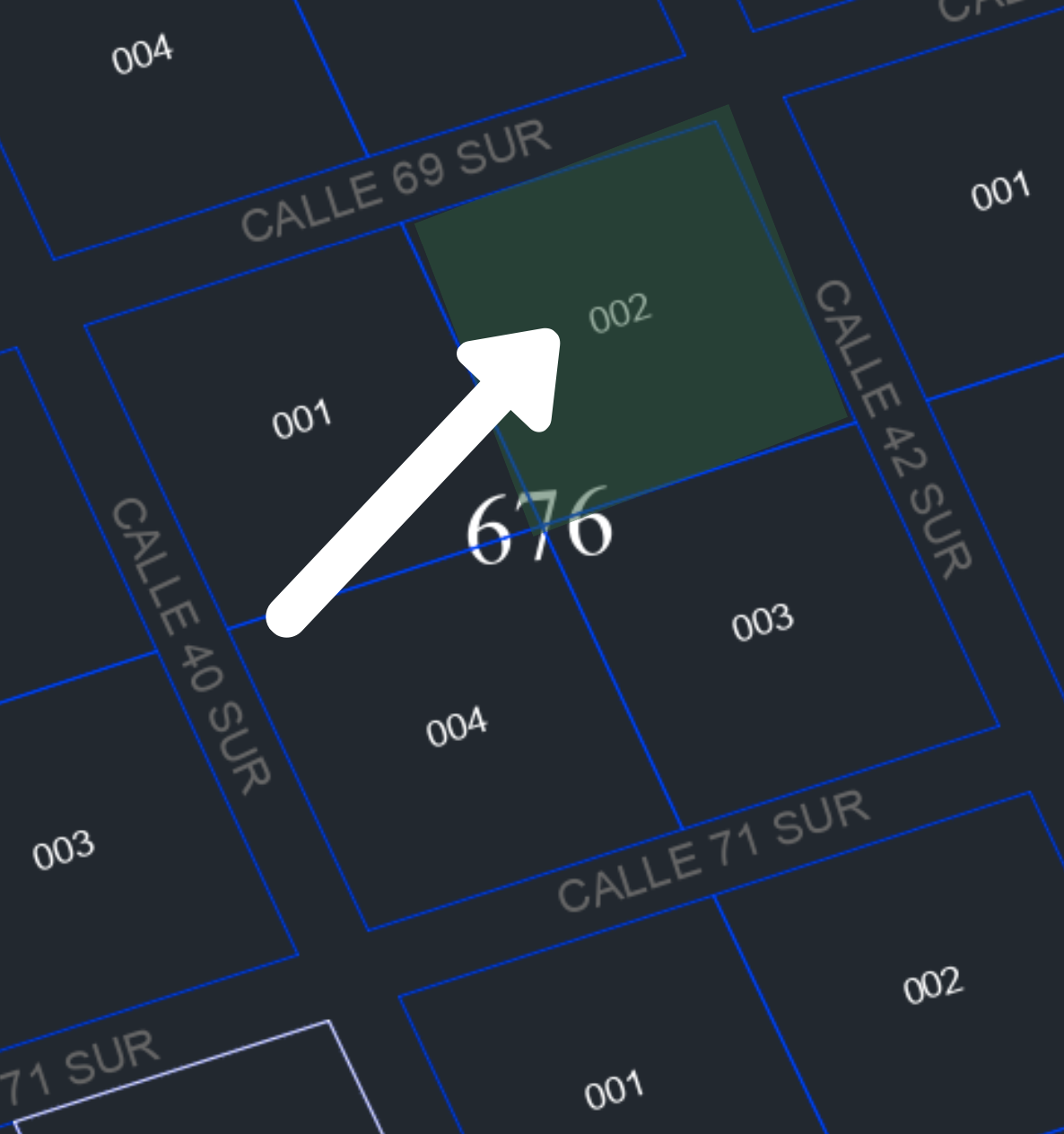 Lotes en Venta en Región 8, Lote 002 y 003 Mz 676