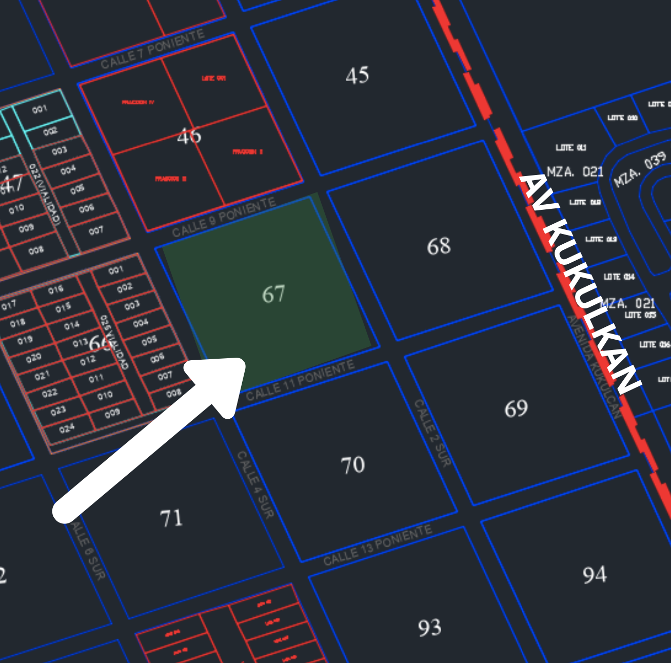 Manzana 67, Región 15, Tulum, México.