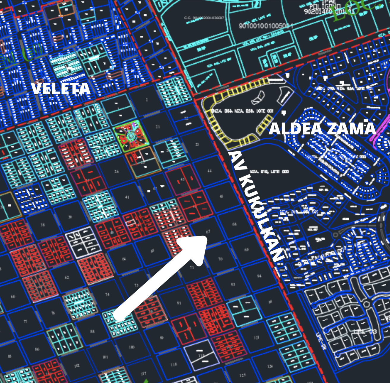 Manzana 67, Región 15, Tulum, México. 