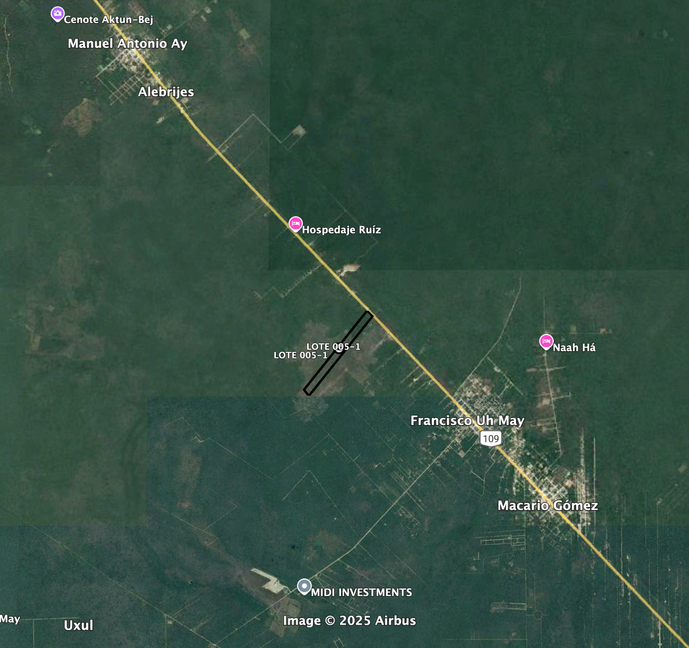 150 mts Frente de Carretera Coba x 2000 mts de fondo