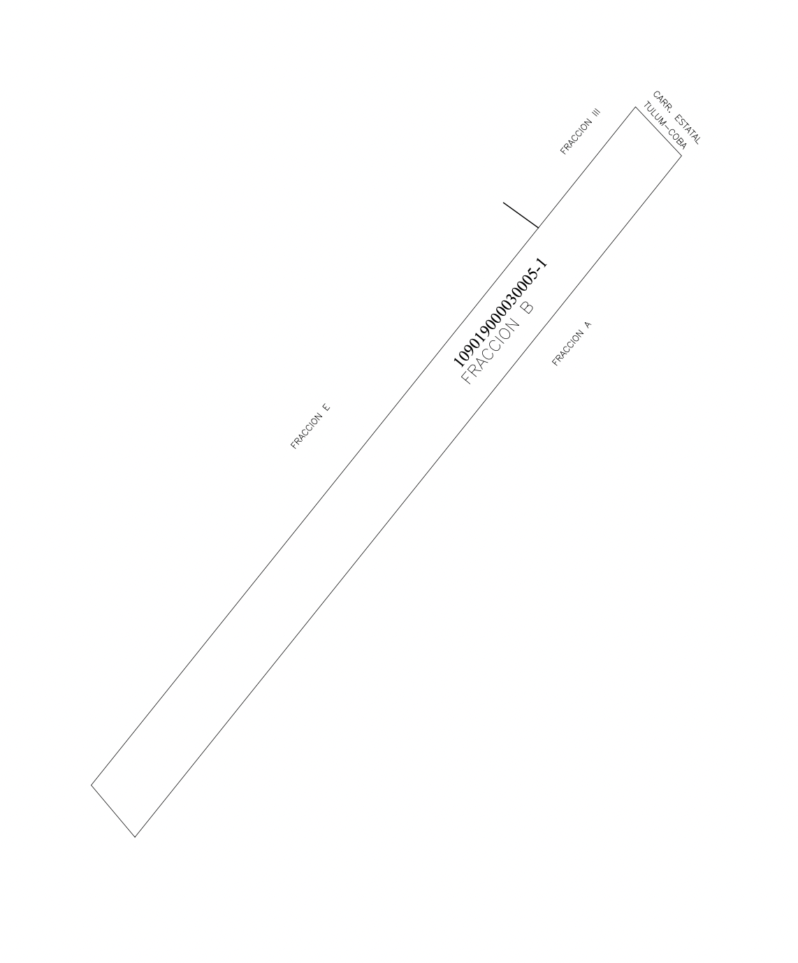 150 mts Frente de Carretera Coba x 2000 mts de fondo