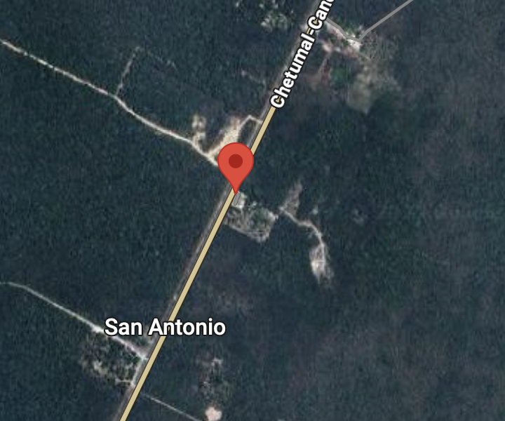 Rancho con 100 mts Frente de Carretera 307