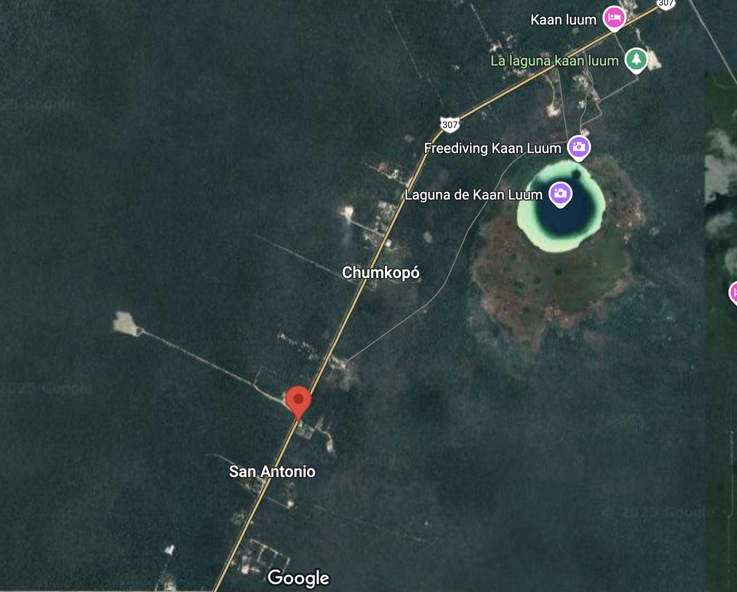 Rancho con 100 mts Frente de Carretera 307