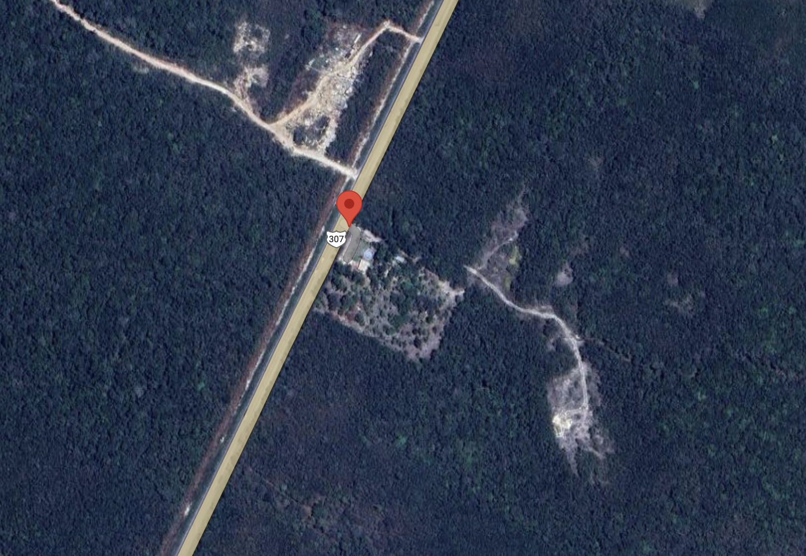 Rancho con 100 mts Frente de Carretera 307