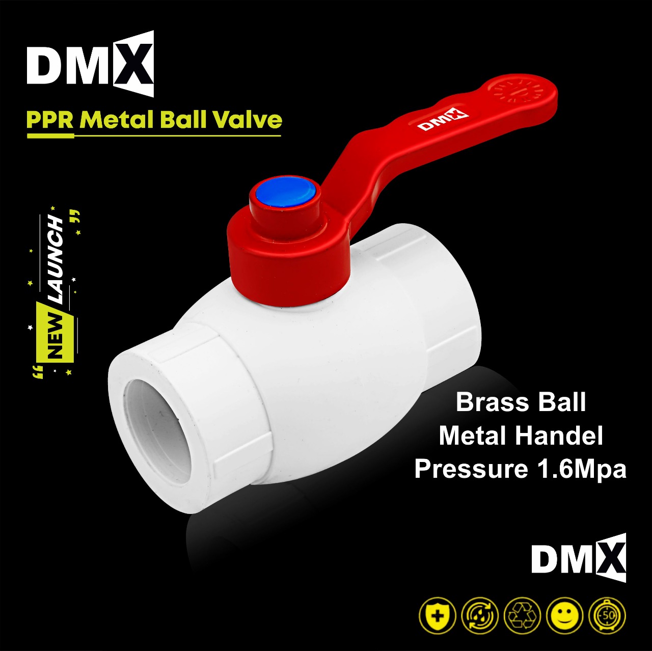Duromax PPR Metal Ball Valve