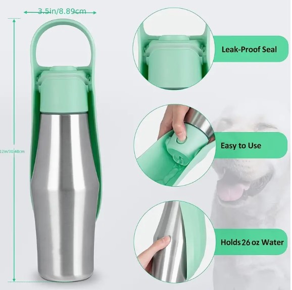 Help 4 Paws Pet Travel Water Bottle