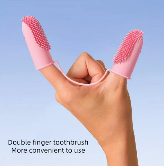 Silicone Dog Toothbrush - Green Only Available