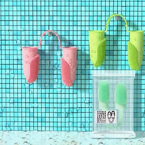 Silicone Dog Toothbrush - Green Only Available