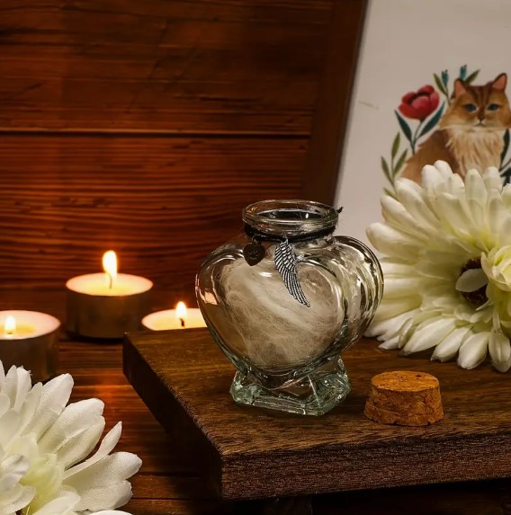 1pc Memorial Bottle for Cat Pet Hair