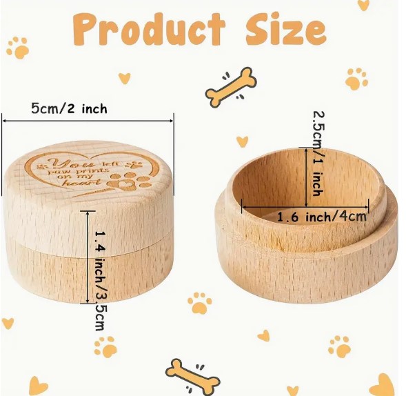 Engraved Wooden Pet Keepsake
