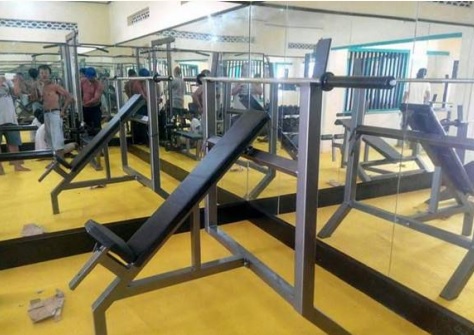 Gym Incline Bench Press