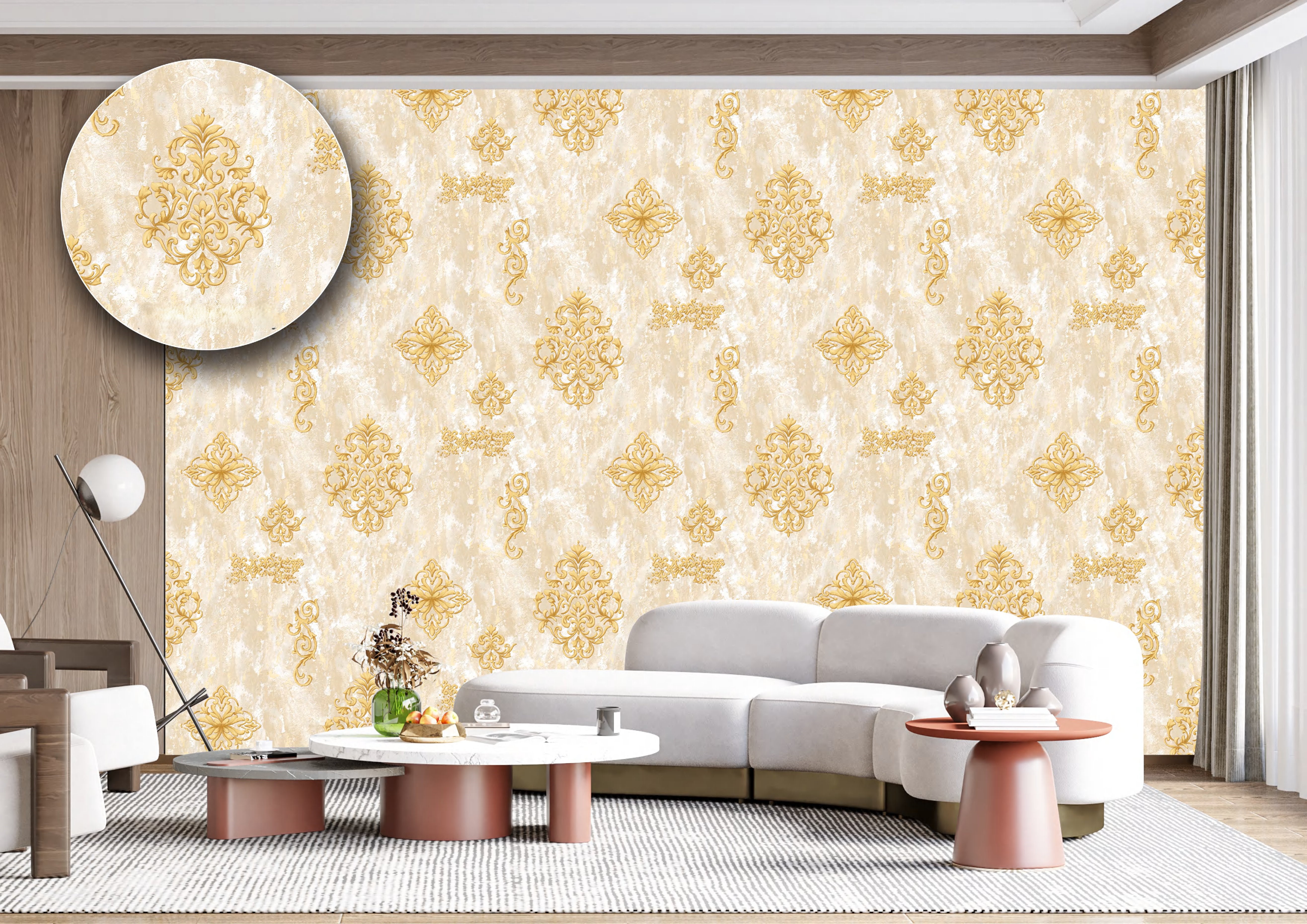 Rococo Style Wallpaper