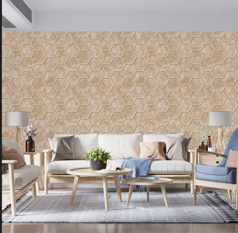 Hexagonal Pattern Wallpaper