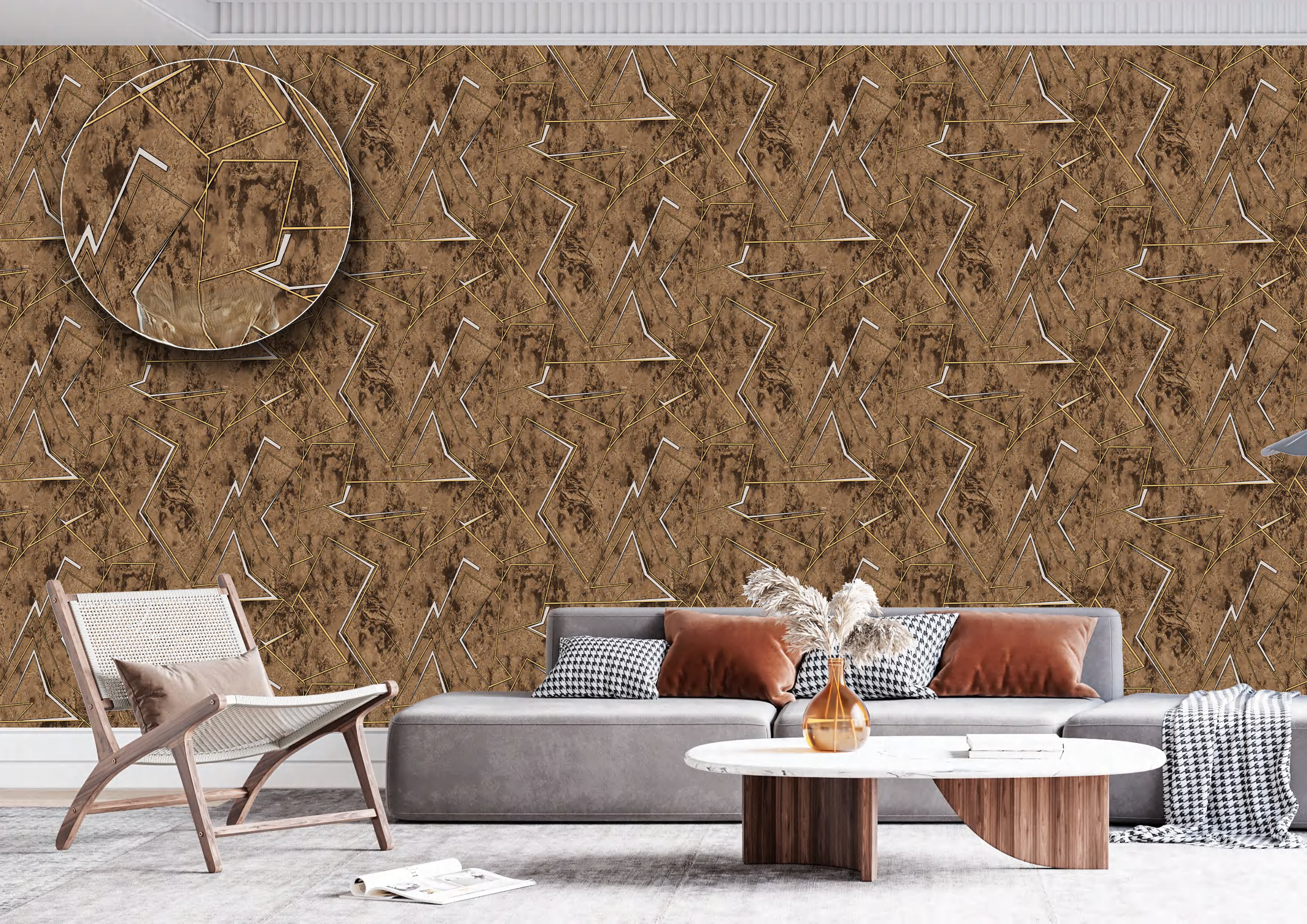 Modern Geometric Wallpaper