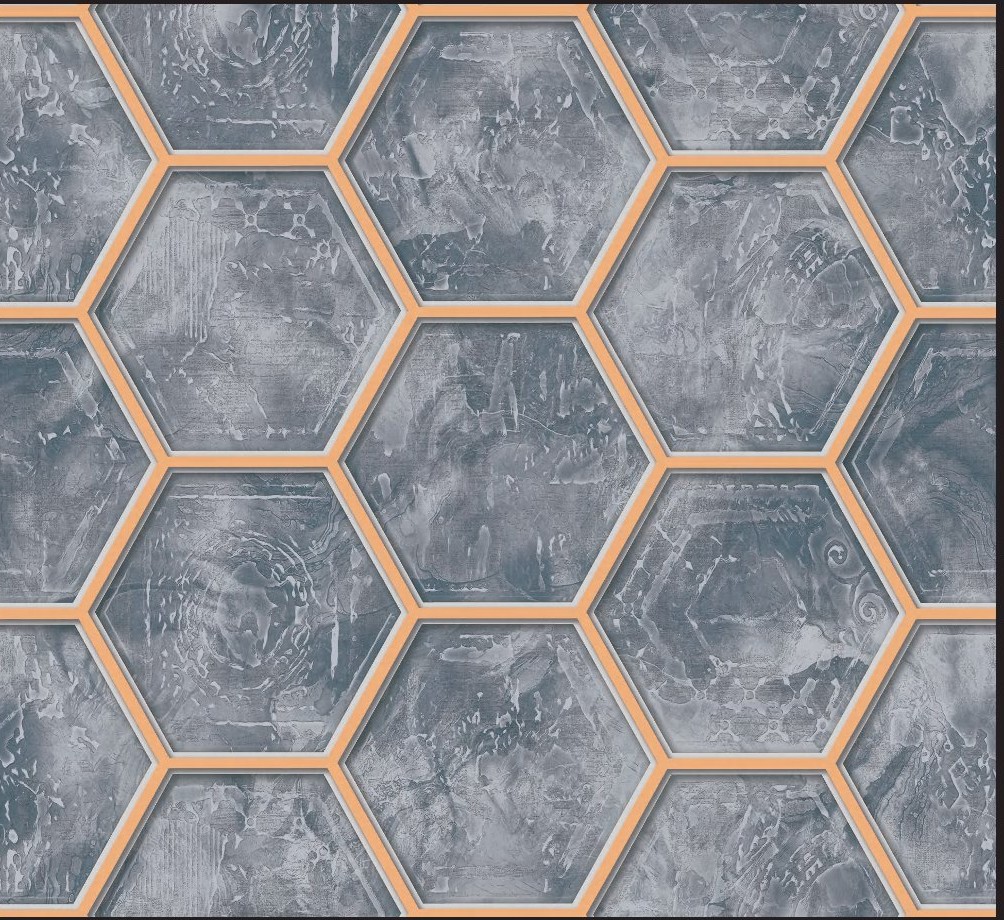 Hexagonal Pattern Wallpaper