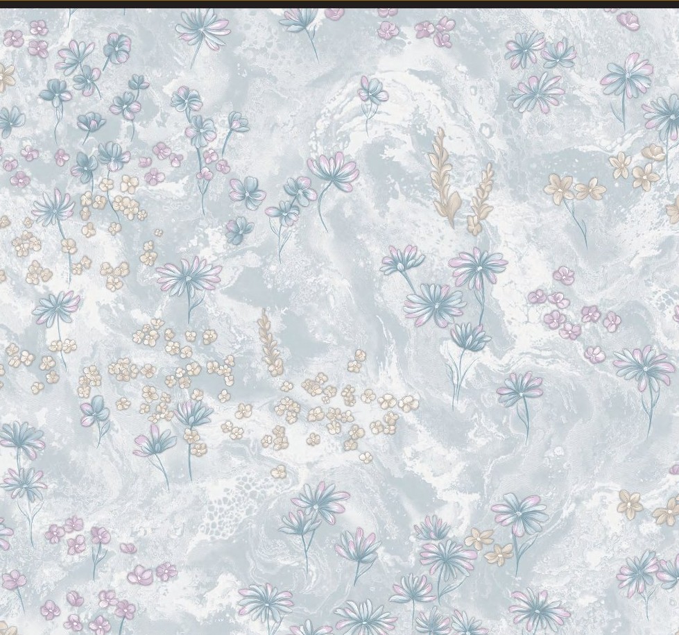 Floral Patterned Wall Wallpaper