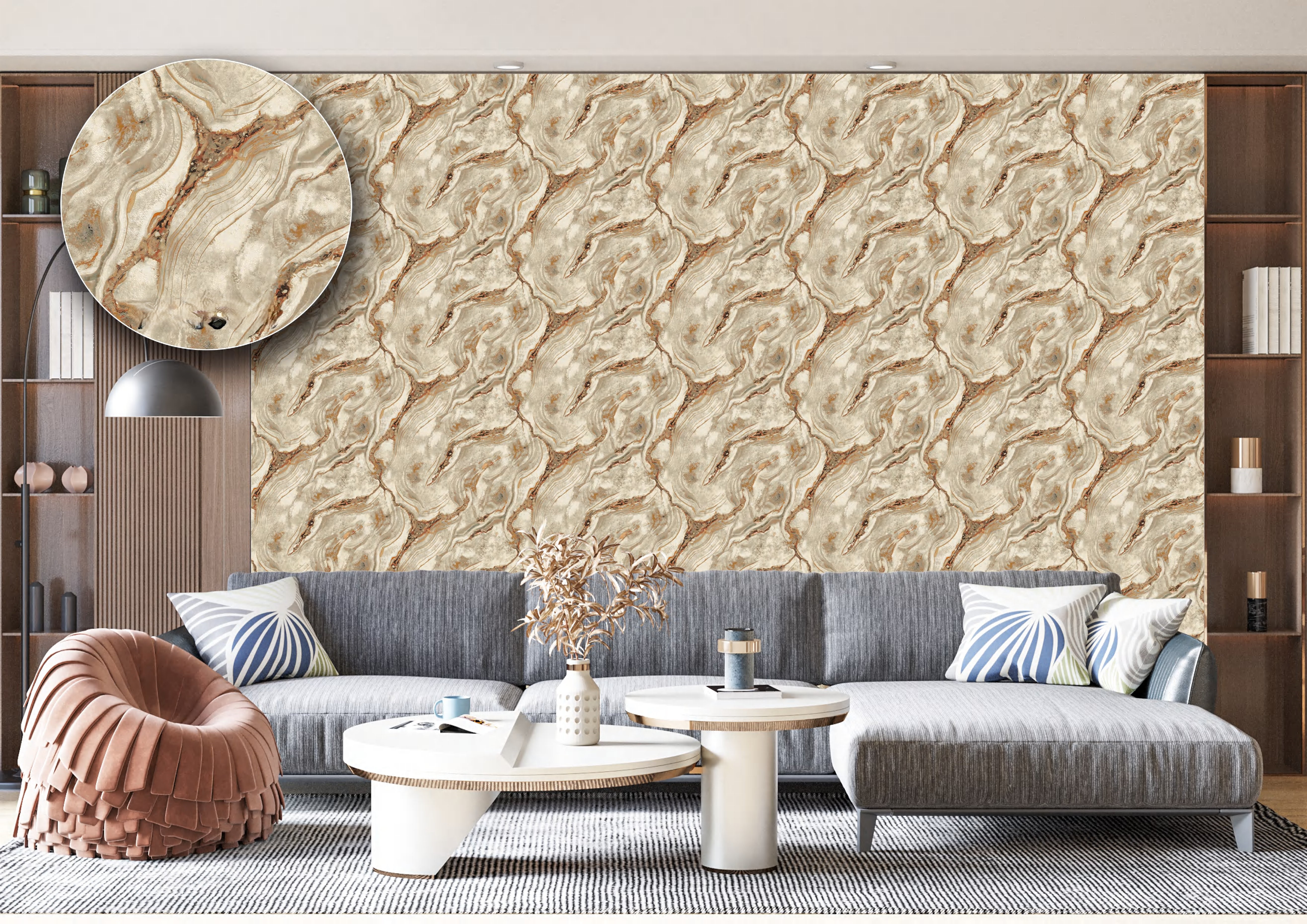 Marble Pattern Wall Mural