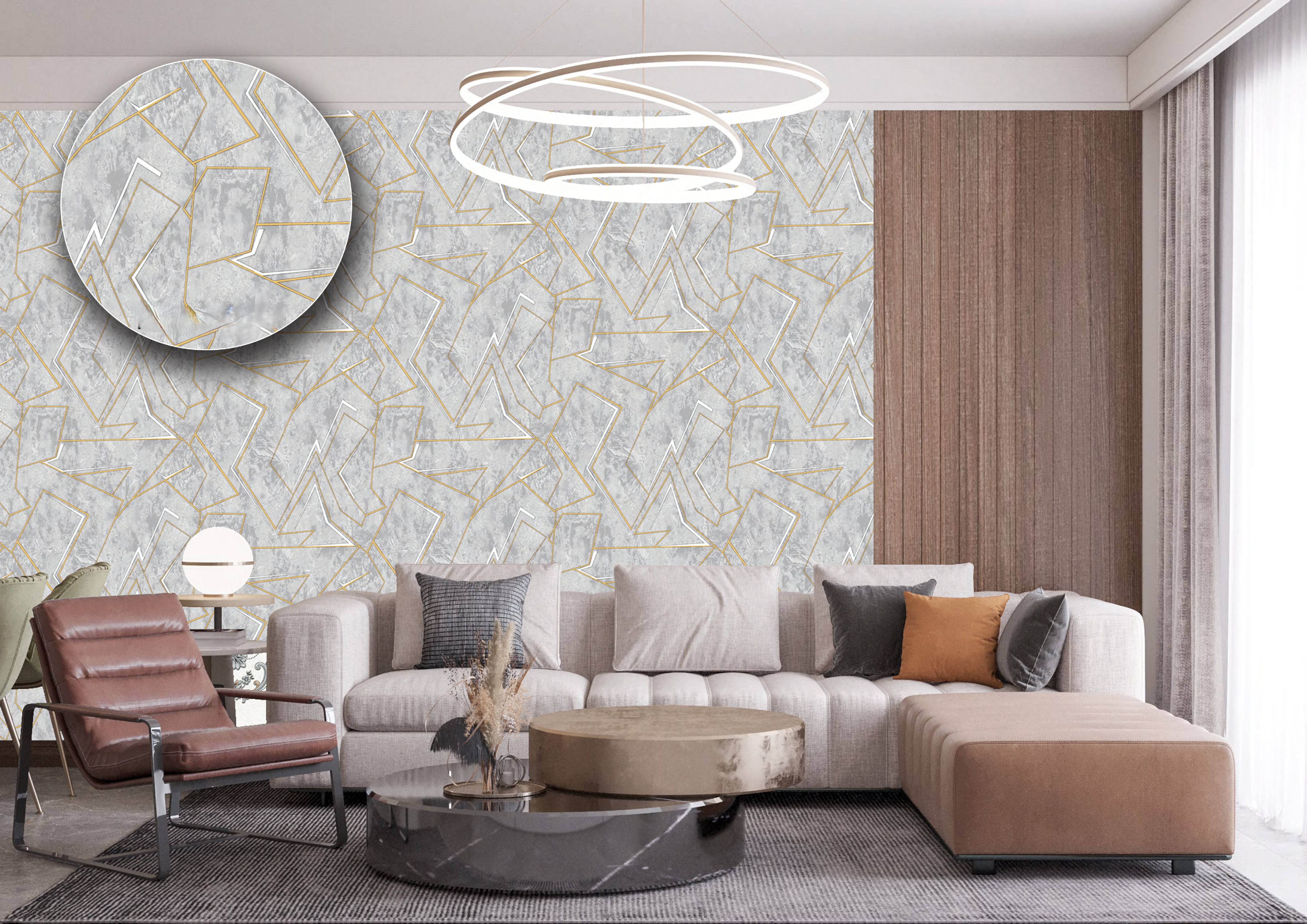 Modern Geometric Wallpaper
