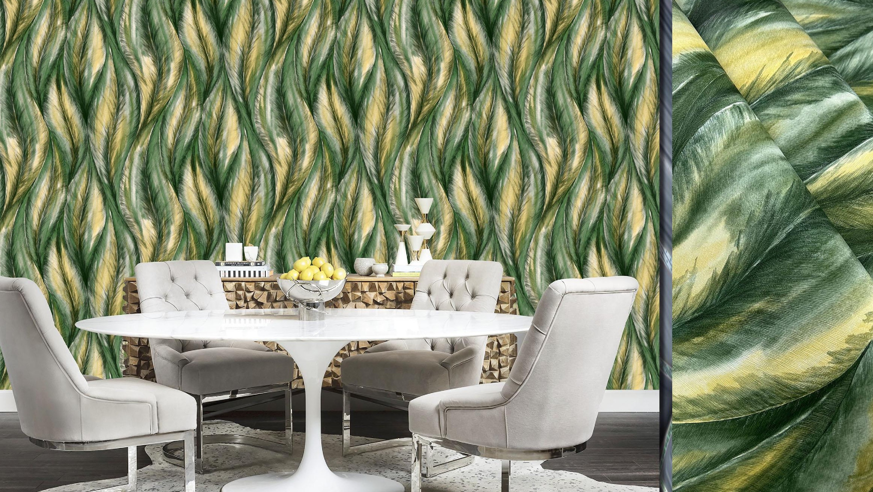 Leaf Pattern Wallpaper