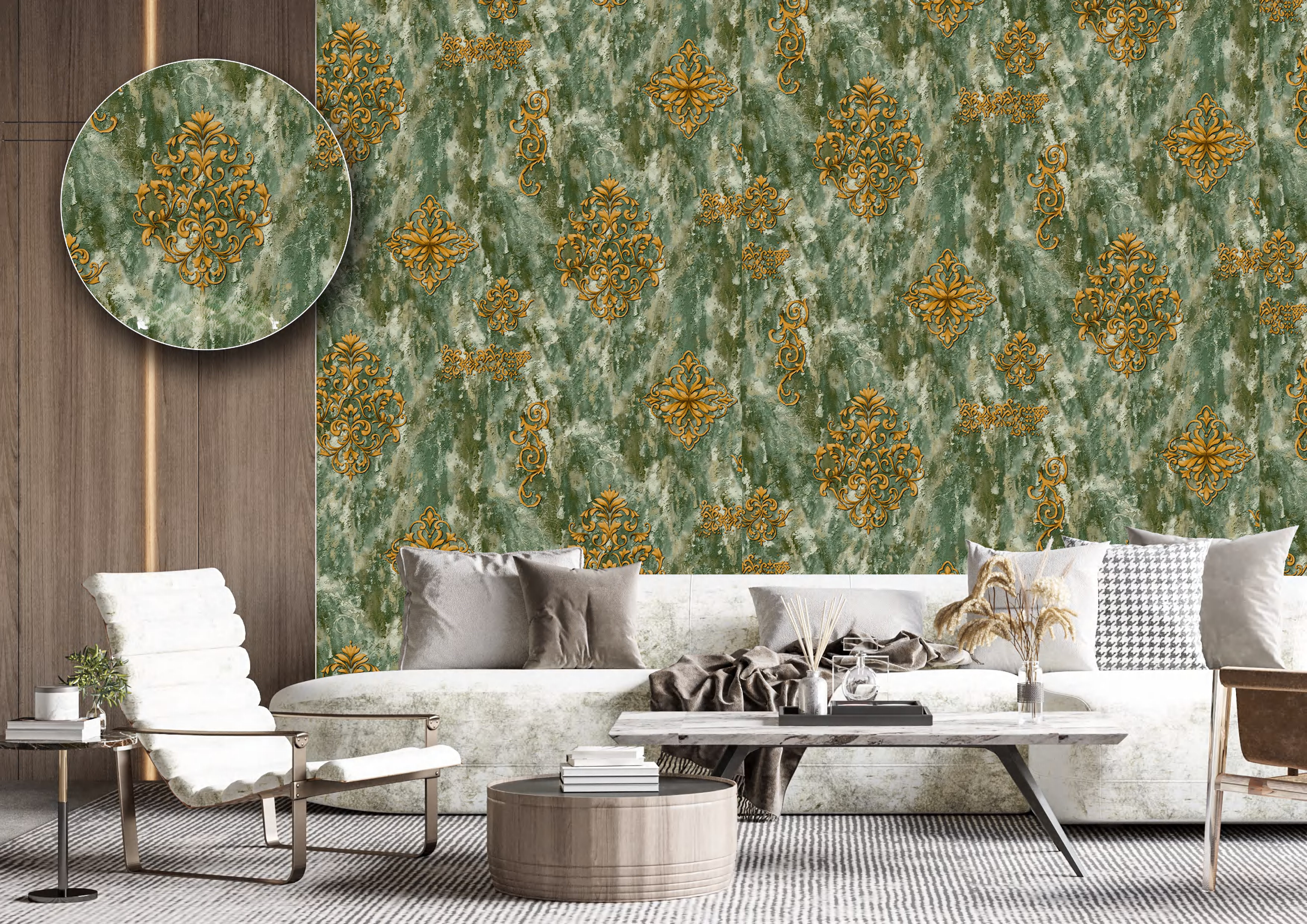 Rococo Style Wallpaper