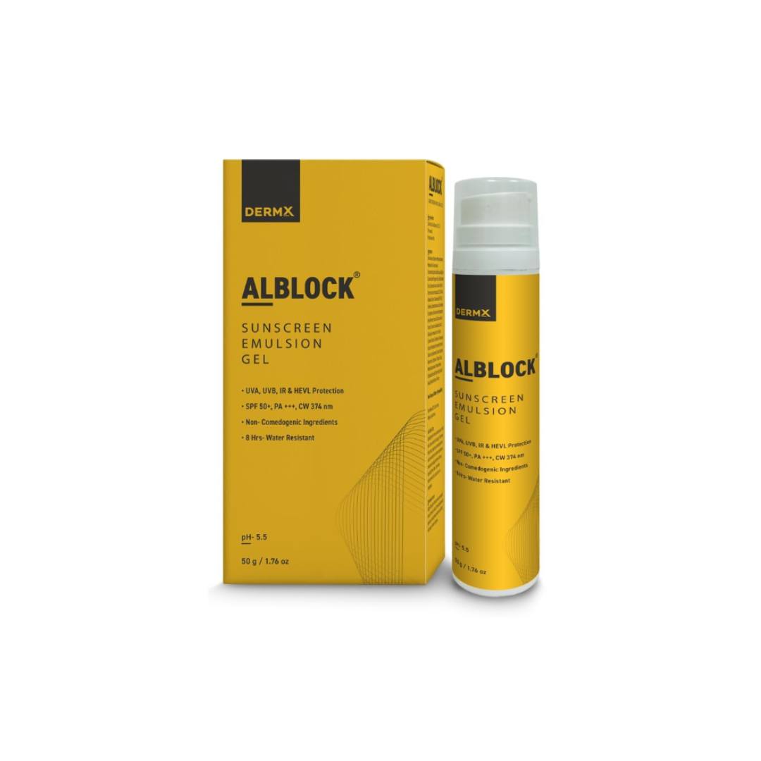 ALBLOCK Sunscreen Gel, View Uses, Price, Review, Benefits, Side Effects
