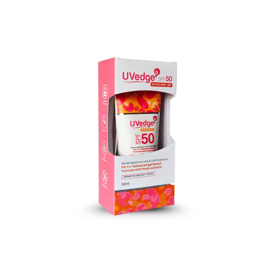 UVedge Sunscreen Gel SPF 50, Uses, Price, Benefits, Review