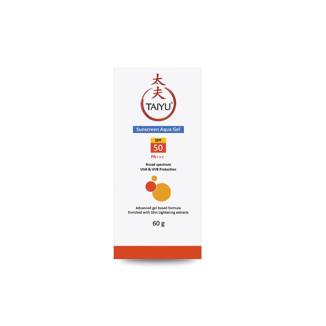 Buy Taiyu Sunscreen Aqua Gel SPF 50 – Lightweight & Water-Based Sun Protection