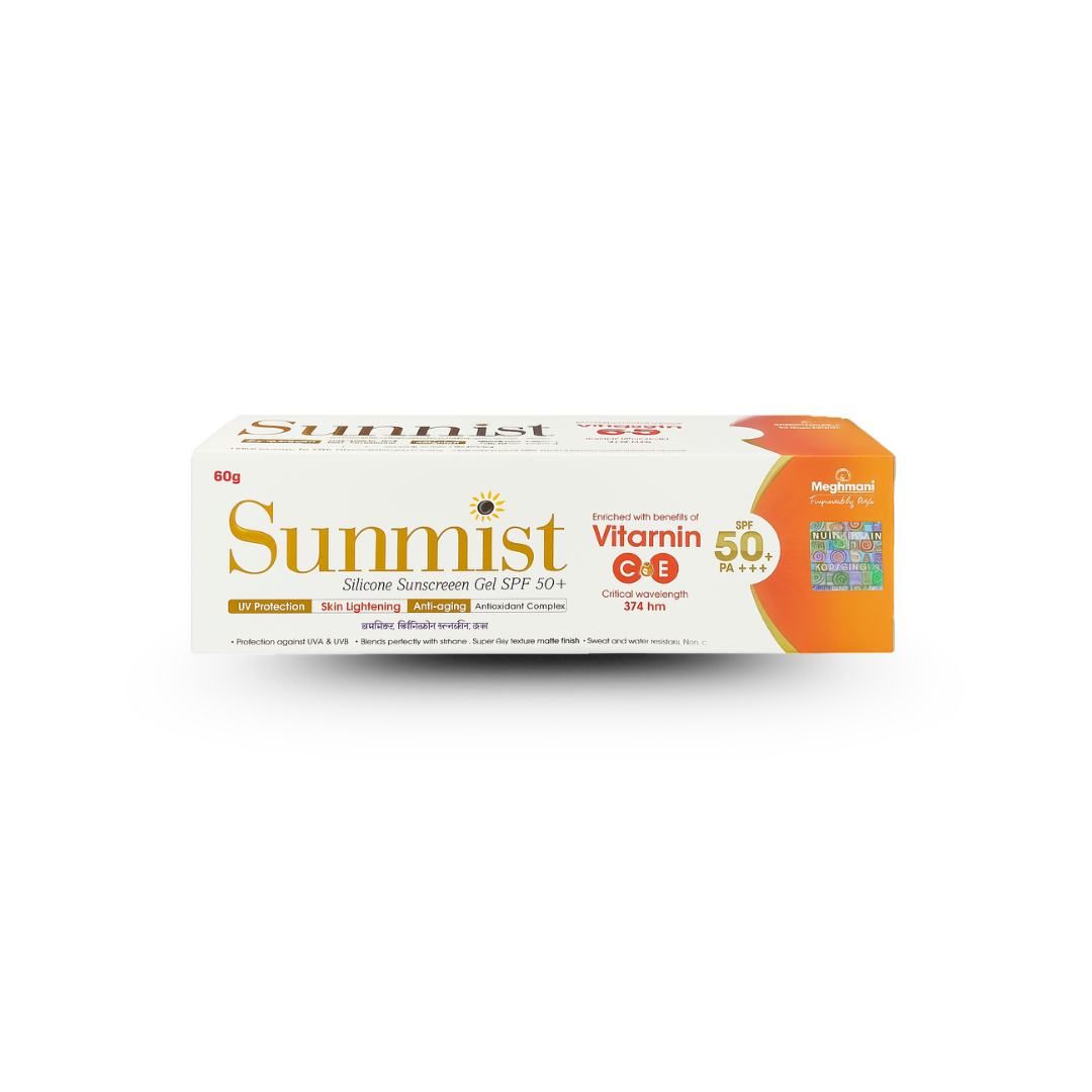 Sunmist Silicone Sunscreen Gel SPF 50 – Lightweight, Non-Greasy Sun Protection