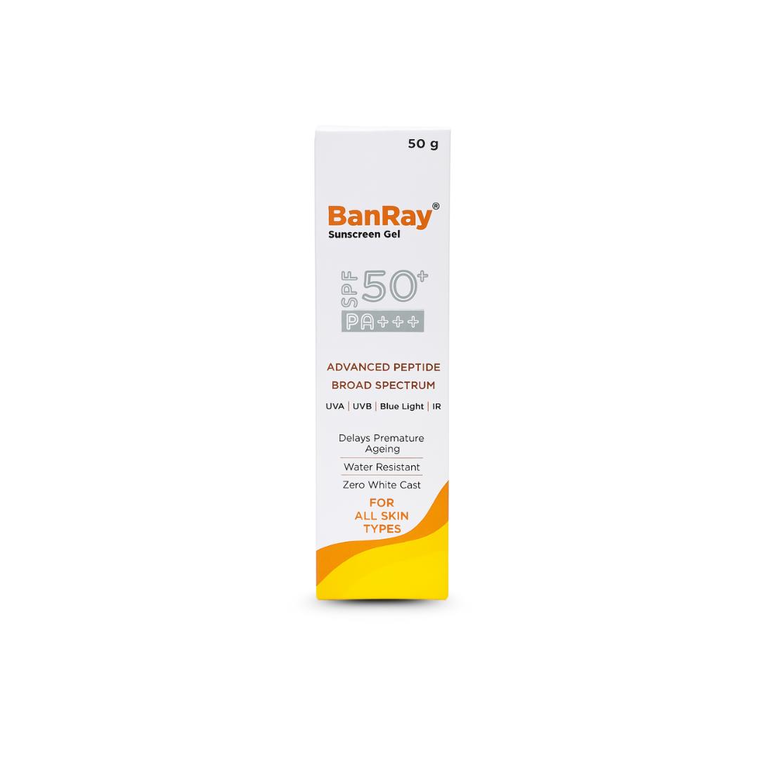BanRay Sunscreen Gel SPF 50+ – Ultra-Light, Broad Spectrum Sun Protection
