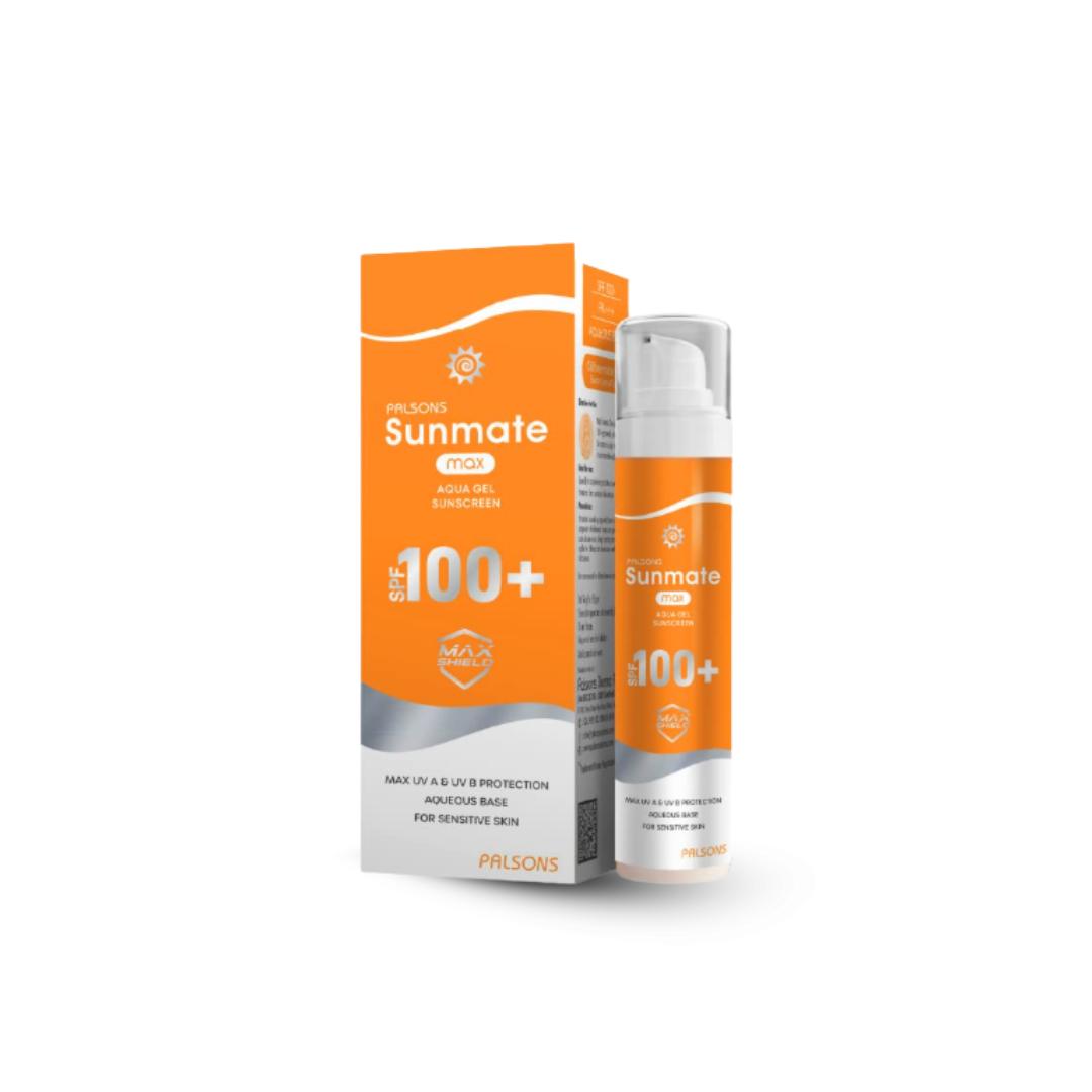 Sunmate Max Aqua Gel Sunscreen SPF 100+ – Ultra-Light Protection for Intense Sun Exposure