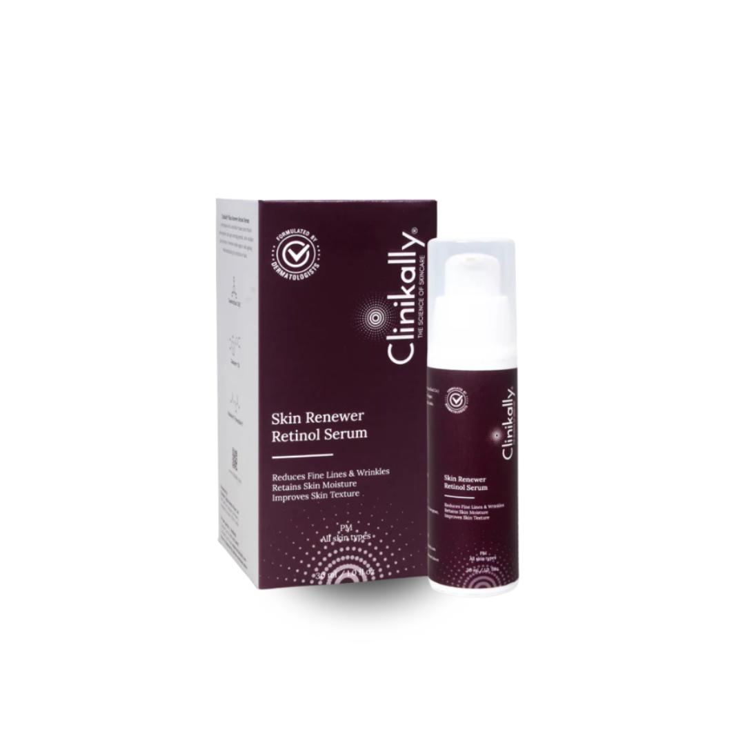 Clinikally Skin Renewer Retinol Serum – Anti-Aging & Skin Renewal Formula