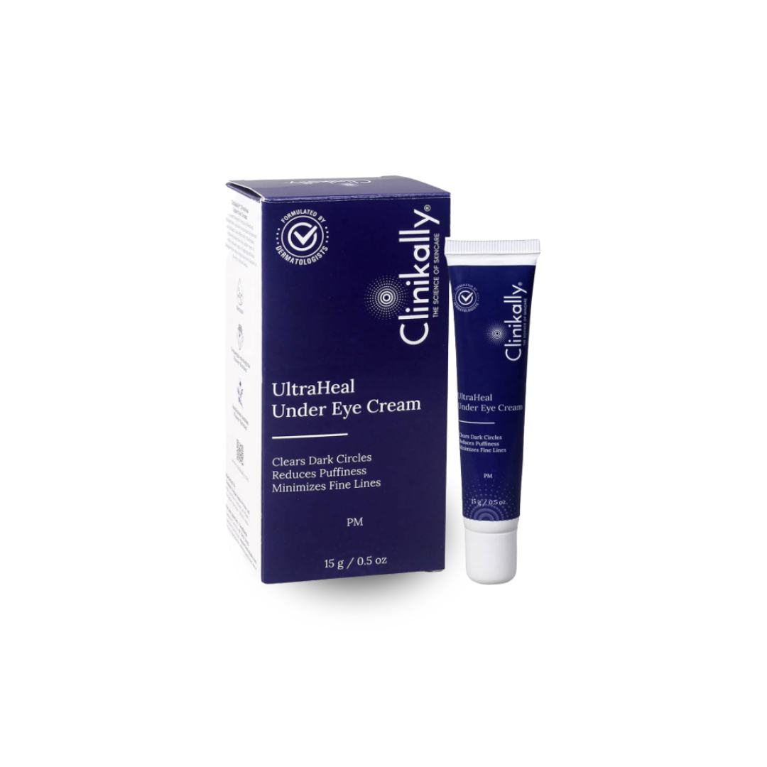 Clinikally UltraHeal Under Eye Cream – Reduce Dark Circles & Puffiness
