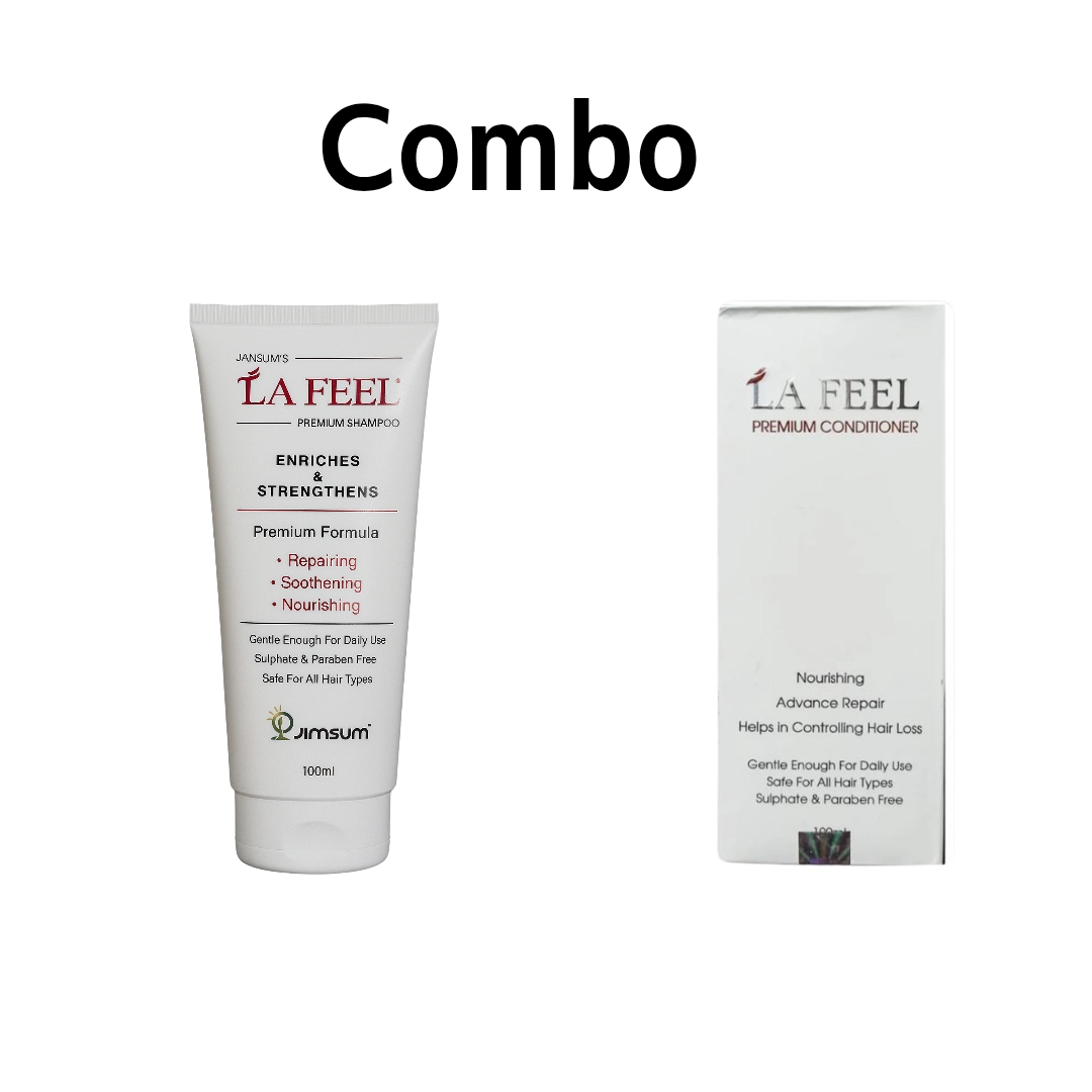 La Feel Premium Shampoo and Conditioner Combo Pack