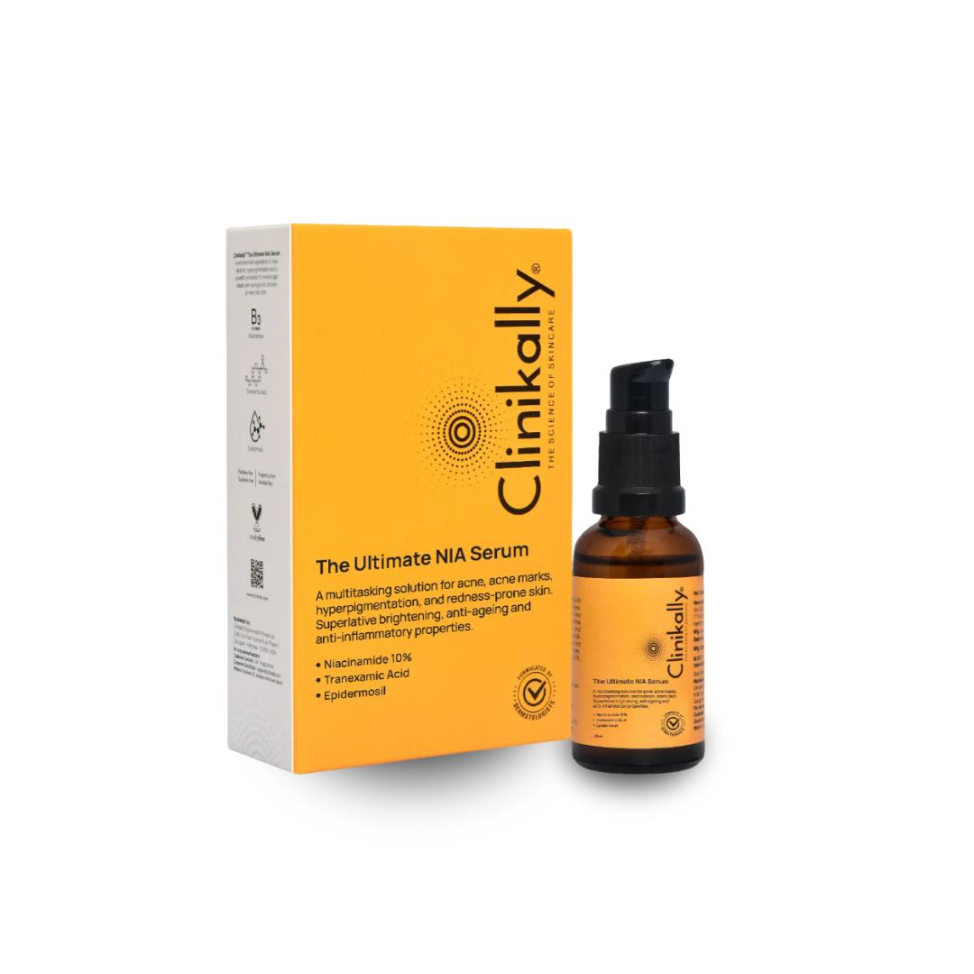 Clinikally The Ultimate NIA Serum – Advanced Niacinamide Formula for Clear, Bright Skin